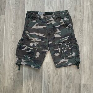 Surplus Tex Airborne Vintage camo shorts